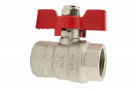 Kugelhahn Messing verchromt