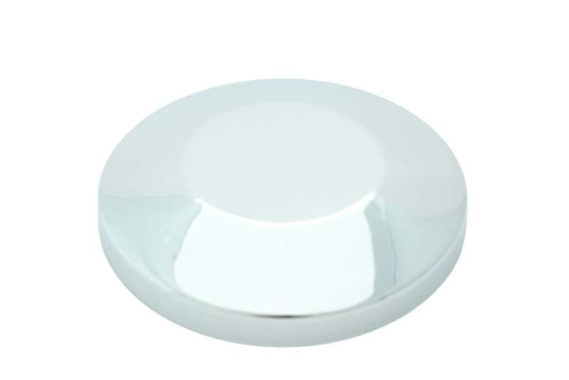 Blindrosette für WKV chrom flach